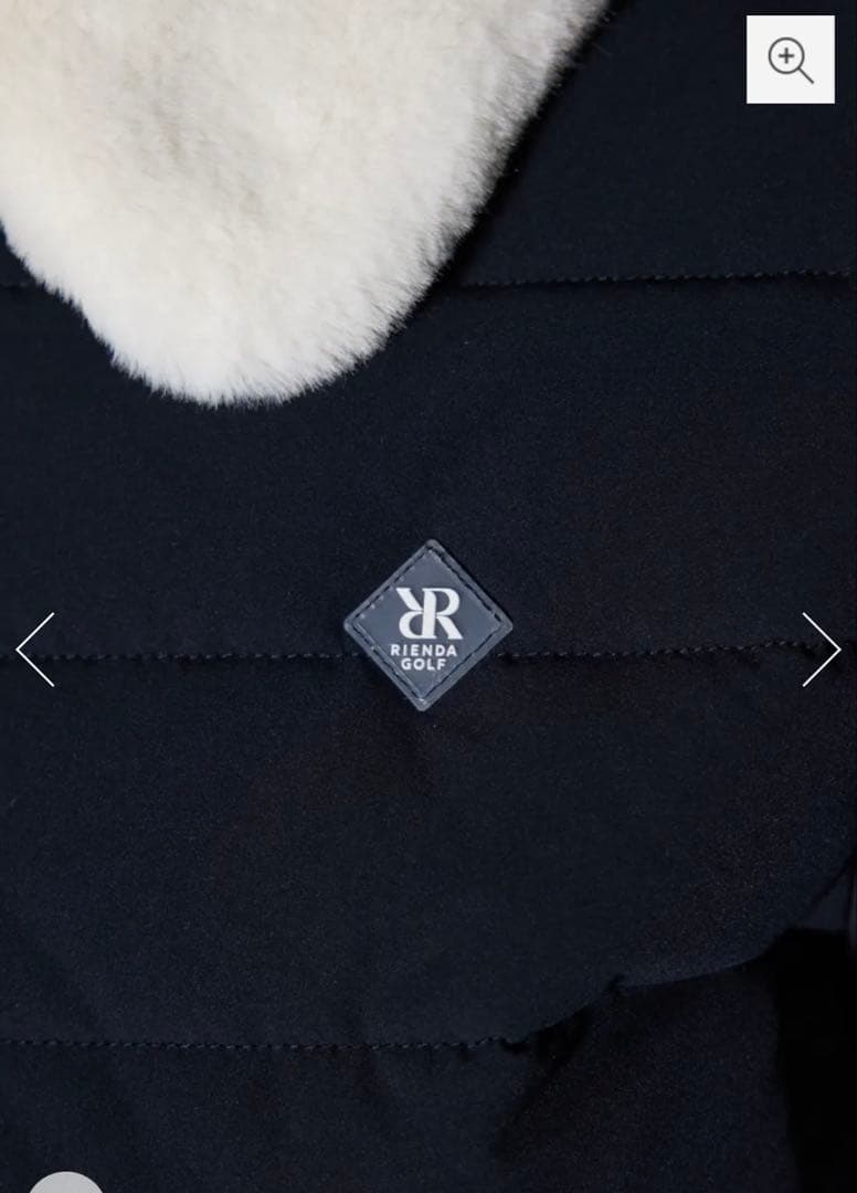 2/4限定お値下げ！リエンダゴルフ　Ｆファーカラーキルティングジャケット