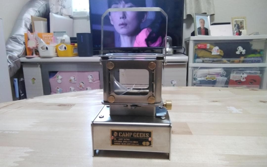 アイロンストーブ 小型 オイルランタン ポータブル アウトドアキャンプ用ステaa