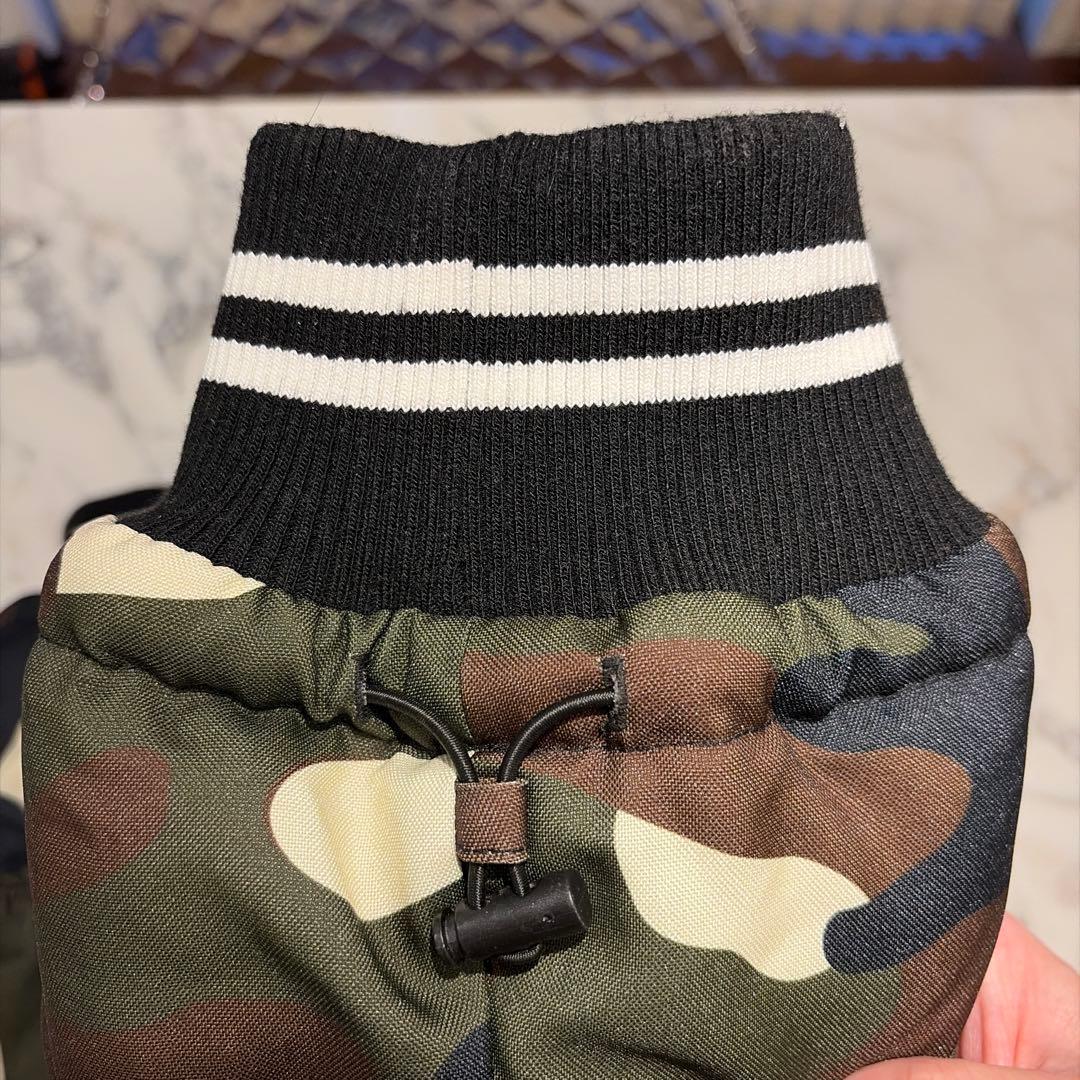 極美品★パーリーゲイツ レッグウォーマー 迷彩柄 裏地フリース 防寒 ゴルフ