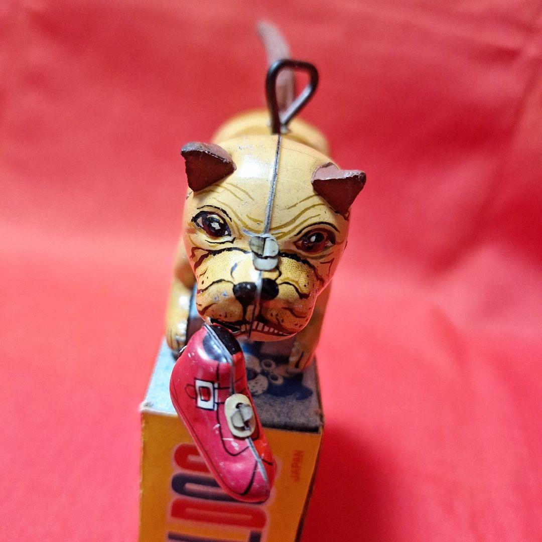 昭和20年代　日本製　ブルドッグ　ブリキオモチャ