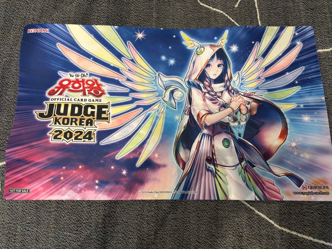 【希少】遊戯王　宣告者の神巫　プレイマット 韓国