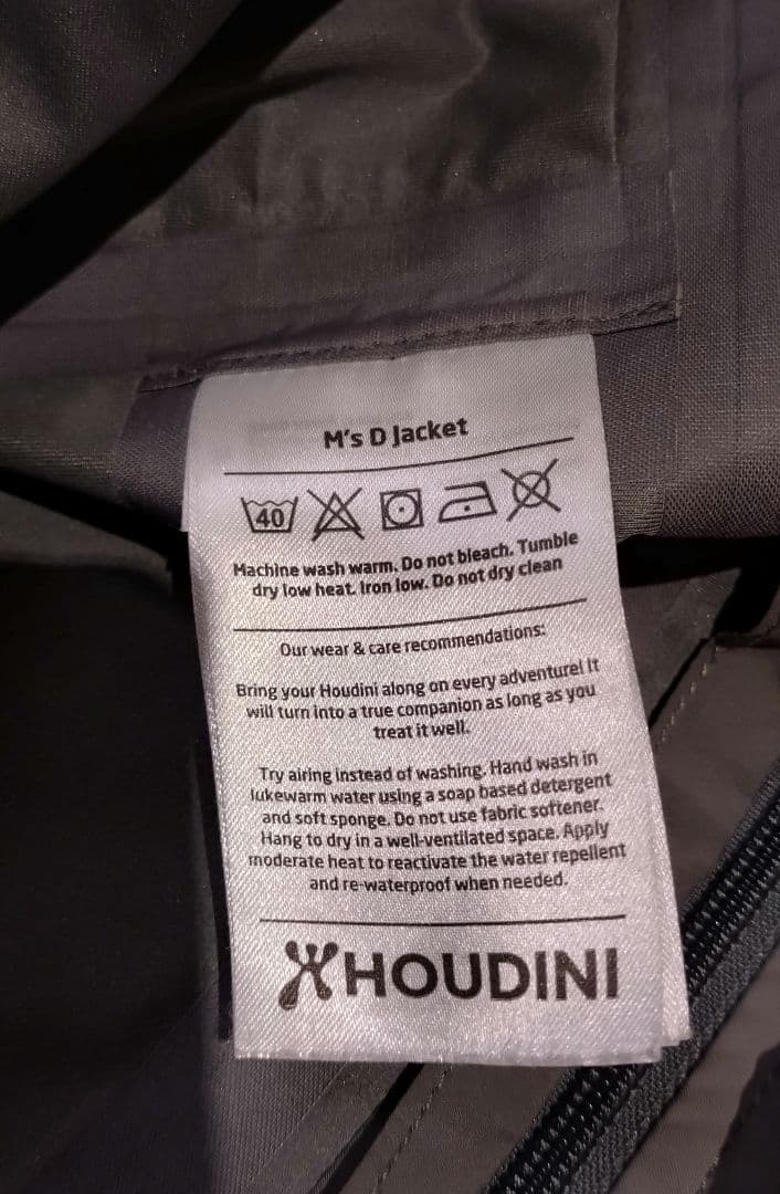 Houdini　D Jacket　フーディニ　スキー　スノーボード