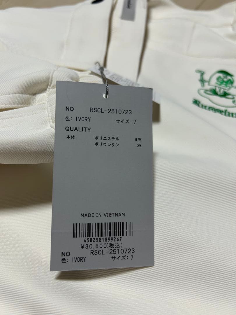 Russelino ホワイト ゴルフパンツ　サイズ7