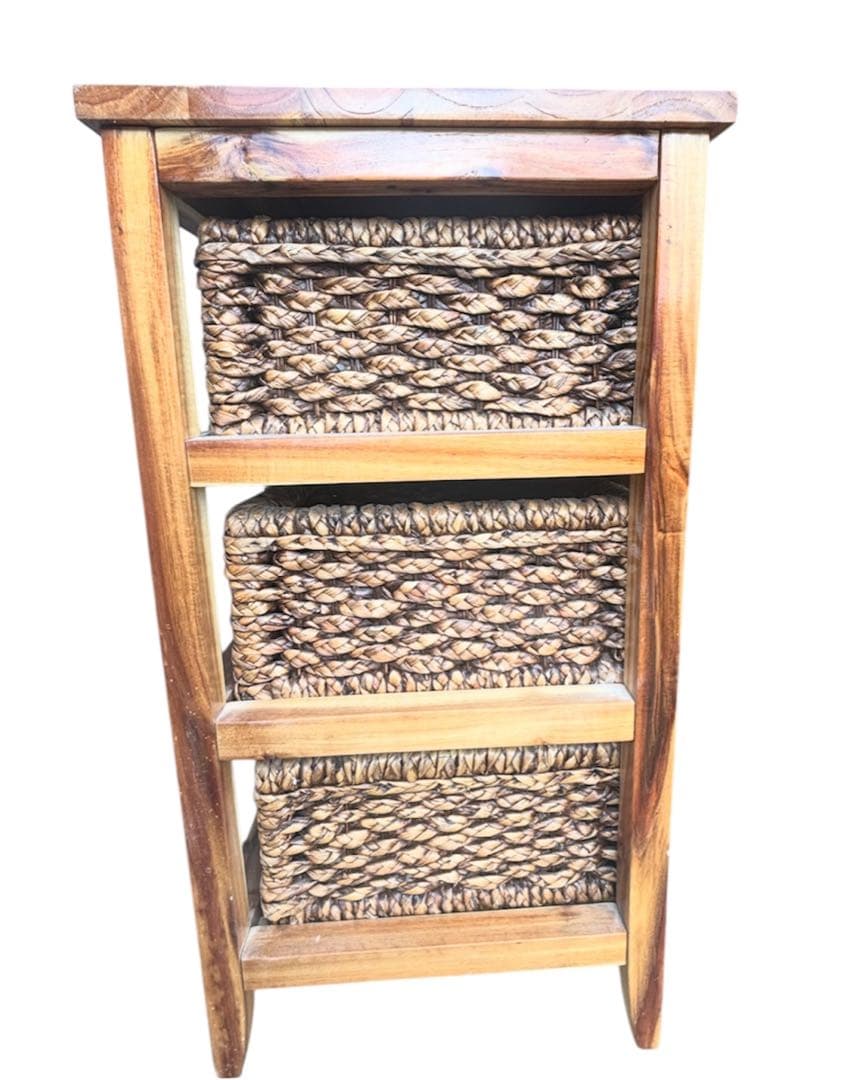 本格アジアン風　3段チェスト