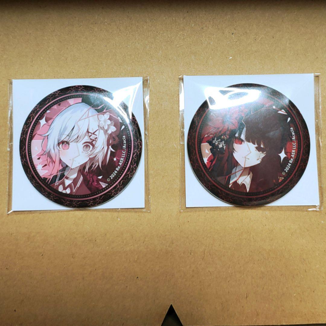 くじメイト 魔法少女ノ魔女裁判 缶バッジ　E賞　ヒロ　エマ