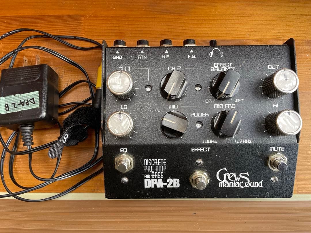 Crews maniac sound DPA-2B ベース　プリアンプ