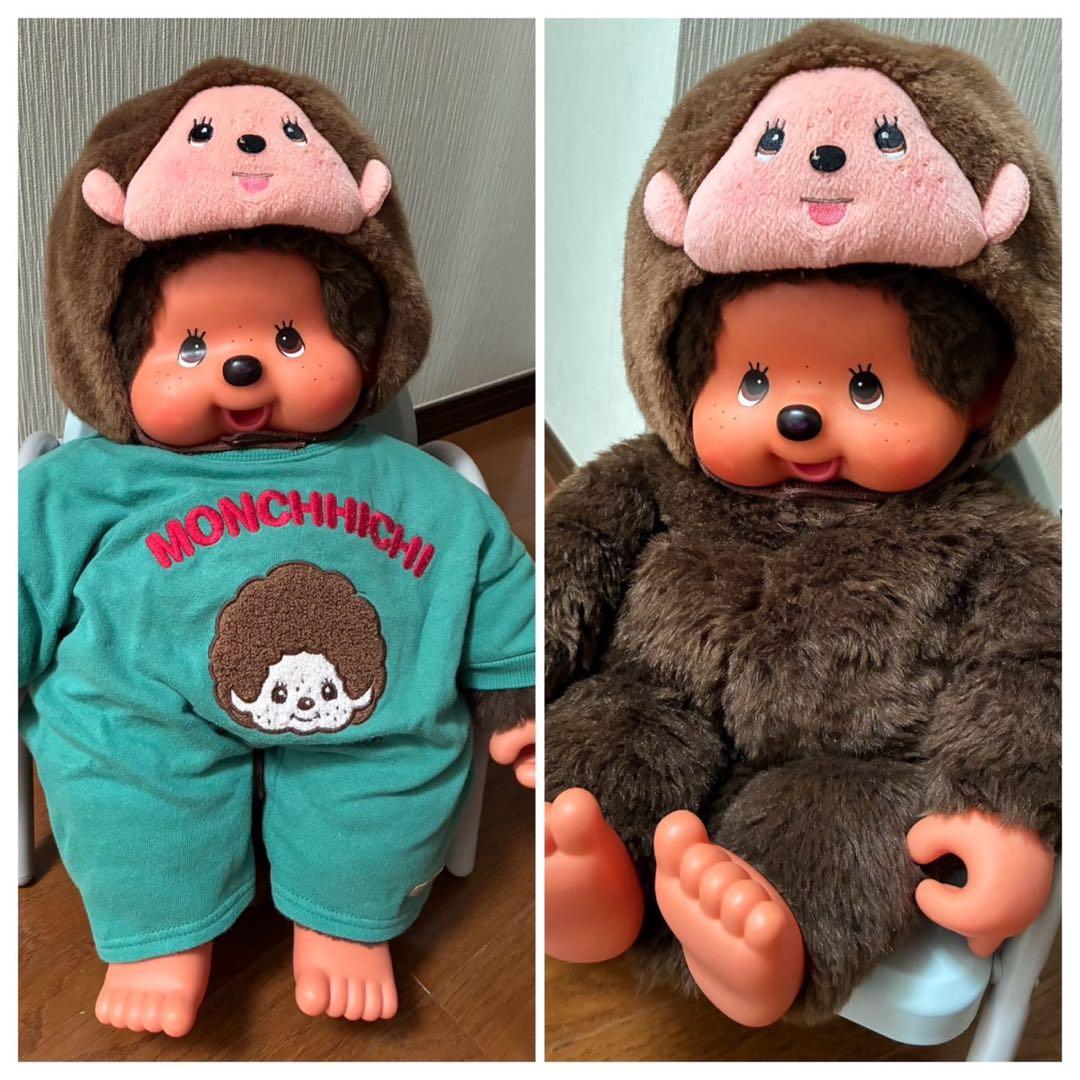 【レア】セブンイレブン限定 モンチッチ 特大ぬいぐるみ　2004年ロッテコラボ