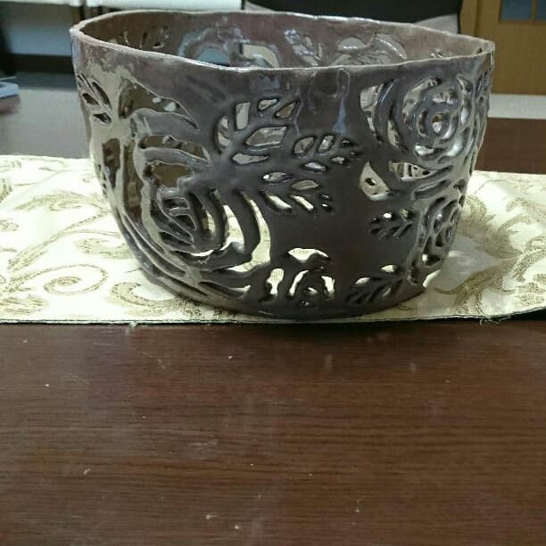 手作り陶芸  ランプ