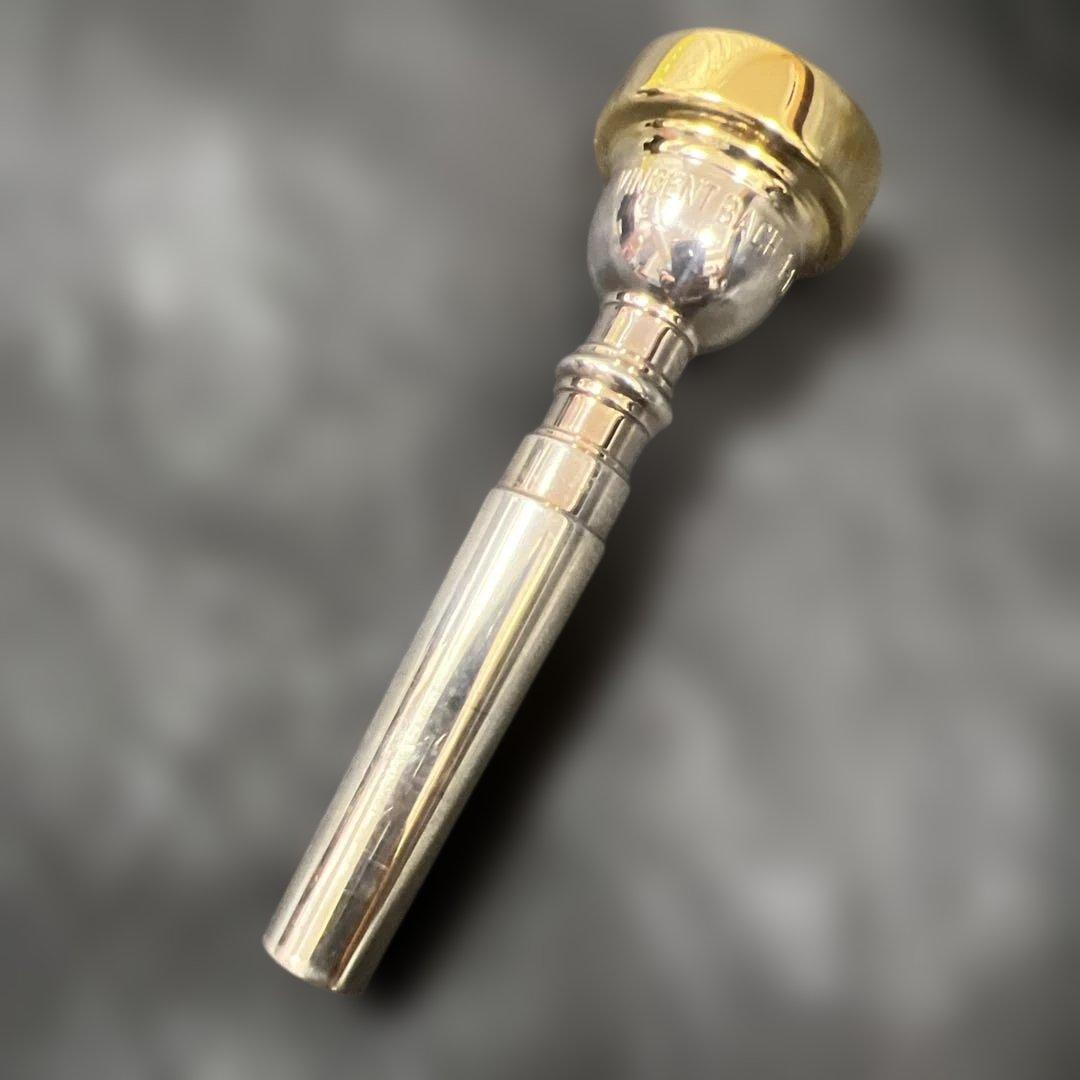 ふ*う様 バックトランペットマウスピース 1-1/2C リム インナーゴールド