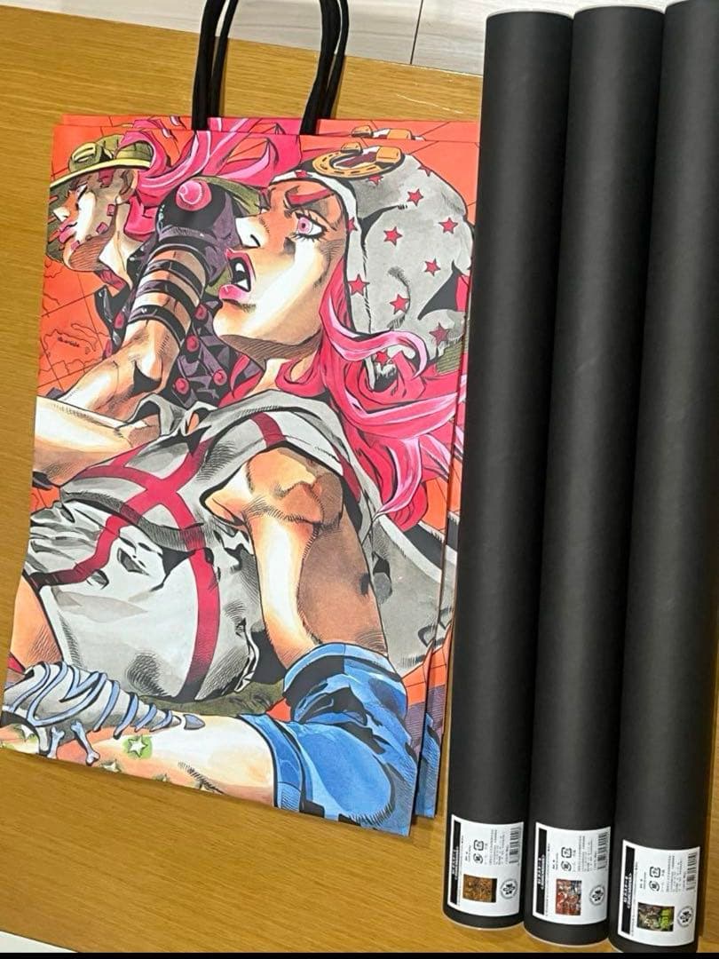 ジョジョキャラバン ポスター 3種コンプ＋ショッパー