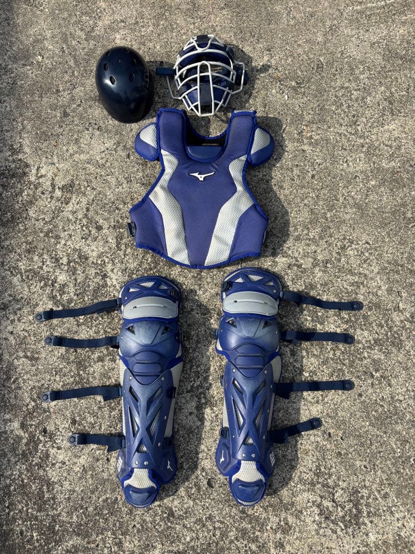 ミズノプロ（マスク・レガーズ・プロテクター3点＋キャッチャーヘルメット）