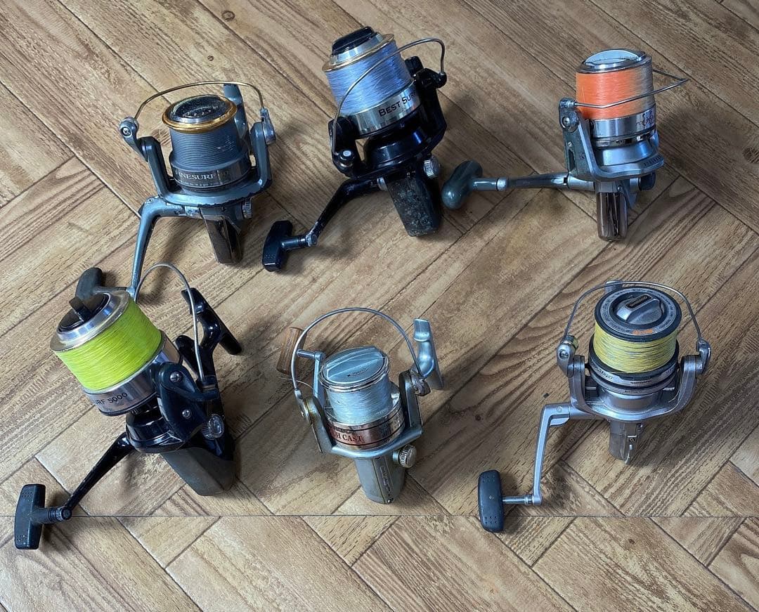 スピニングリール 6個セット　いろいろまとめ