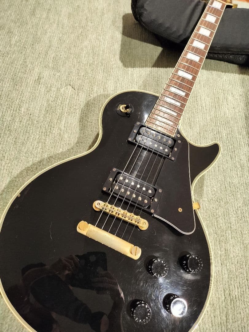 Epiphone　japan　les paul custom エピフォン富士弦