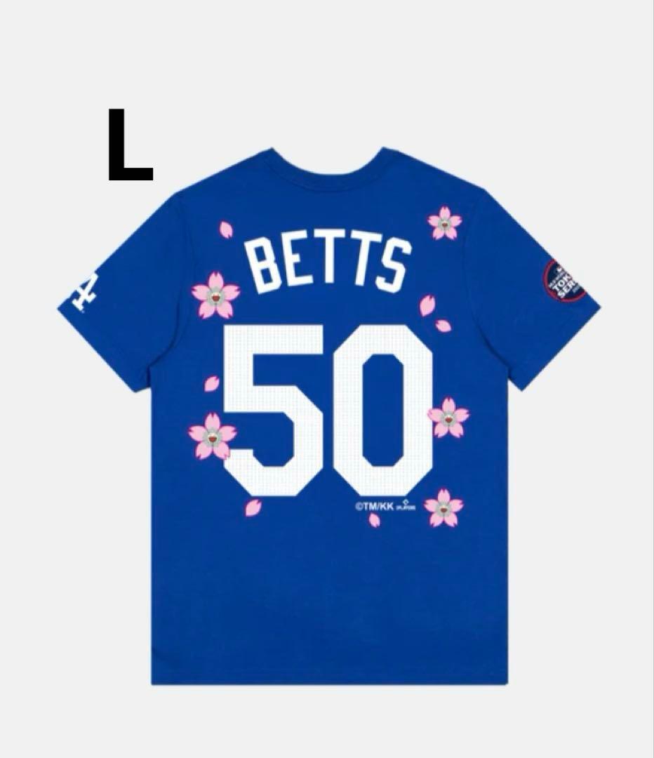 【新品】MLB 村上隆 NIKE Dodgers ベッツ Tシャツ L