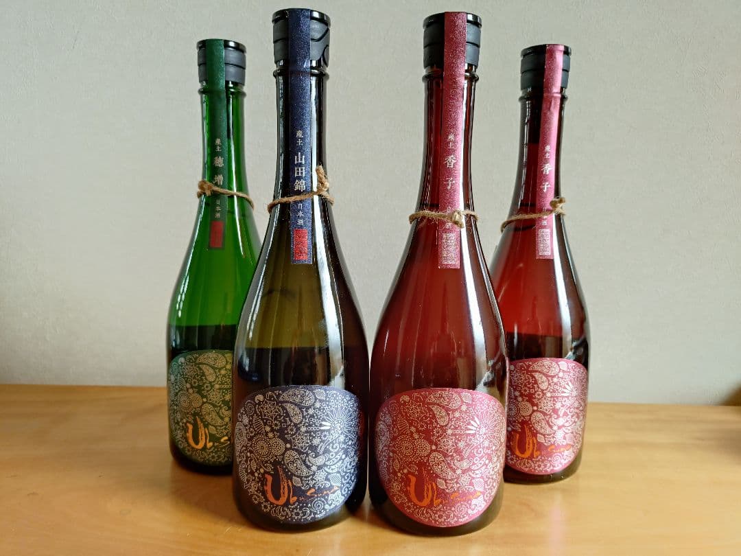 【産土】個性を体感！酒米・農醸違い飲み比べセット（山田錦・香子・穂増）小冊子付