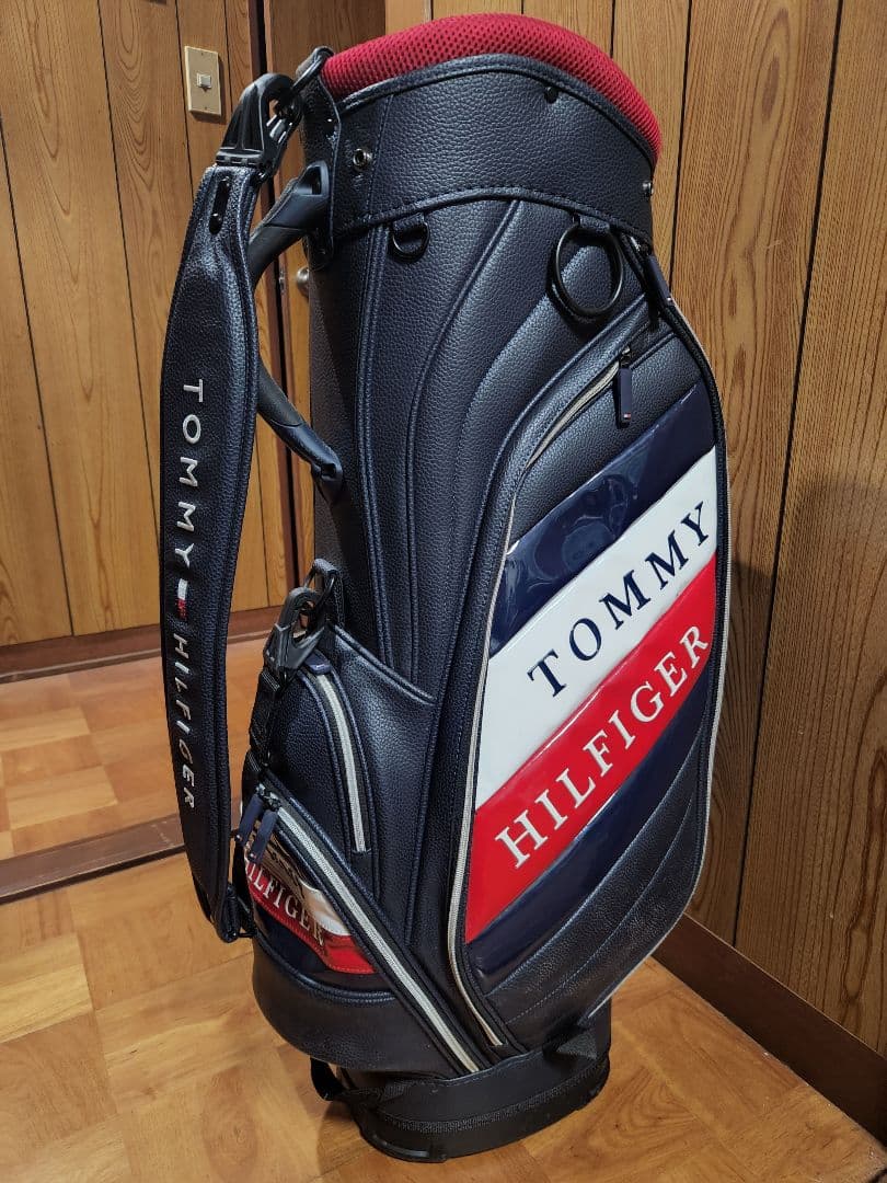 美品   キャディバッグ ネイビー