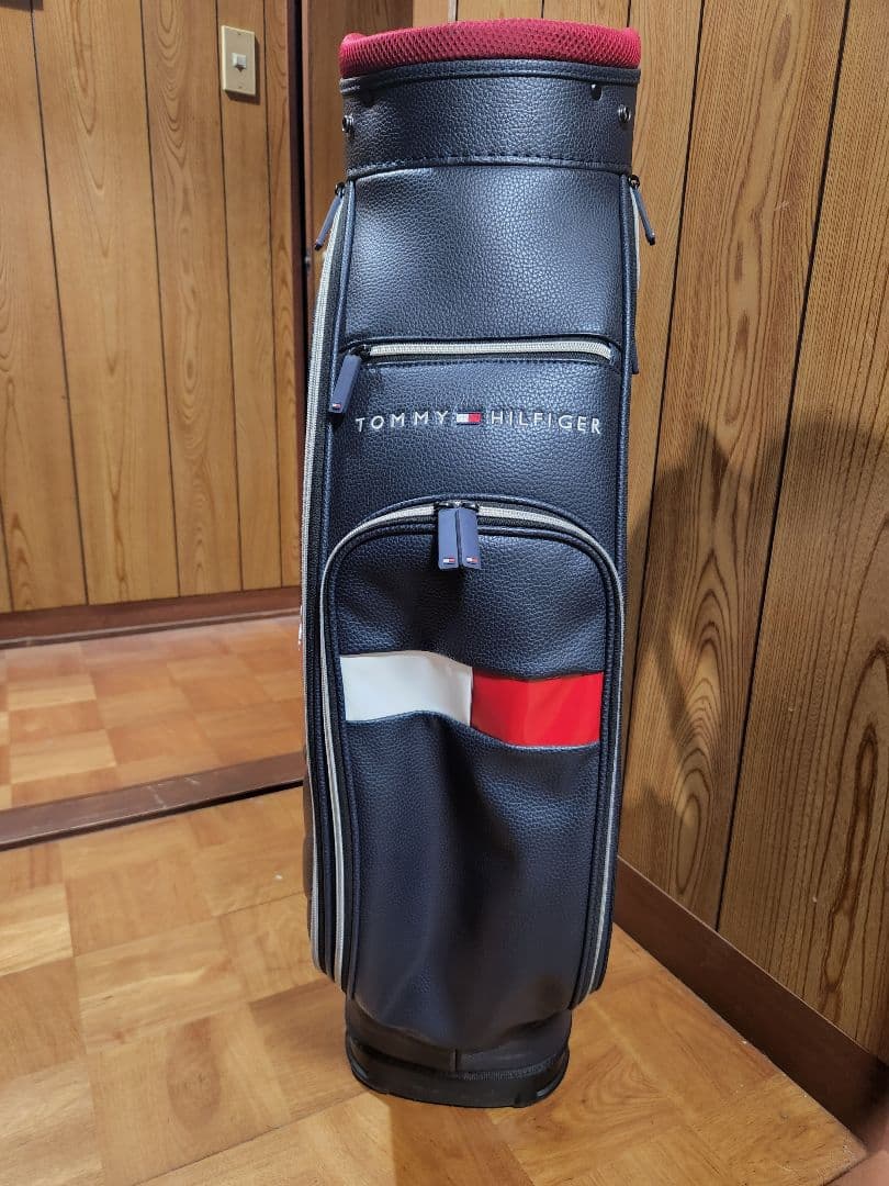 美品   キャディバッグ ネイビー