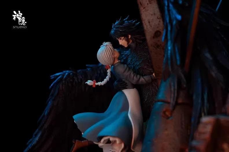 ハウルの動く城 戦火の中の抱擁 樹脂 彫刻 フィギュア