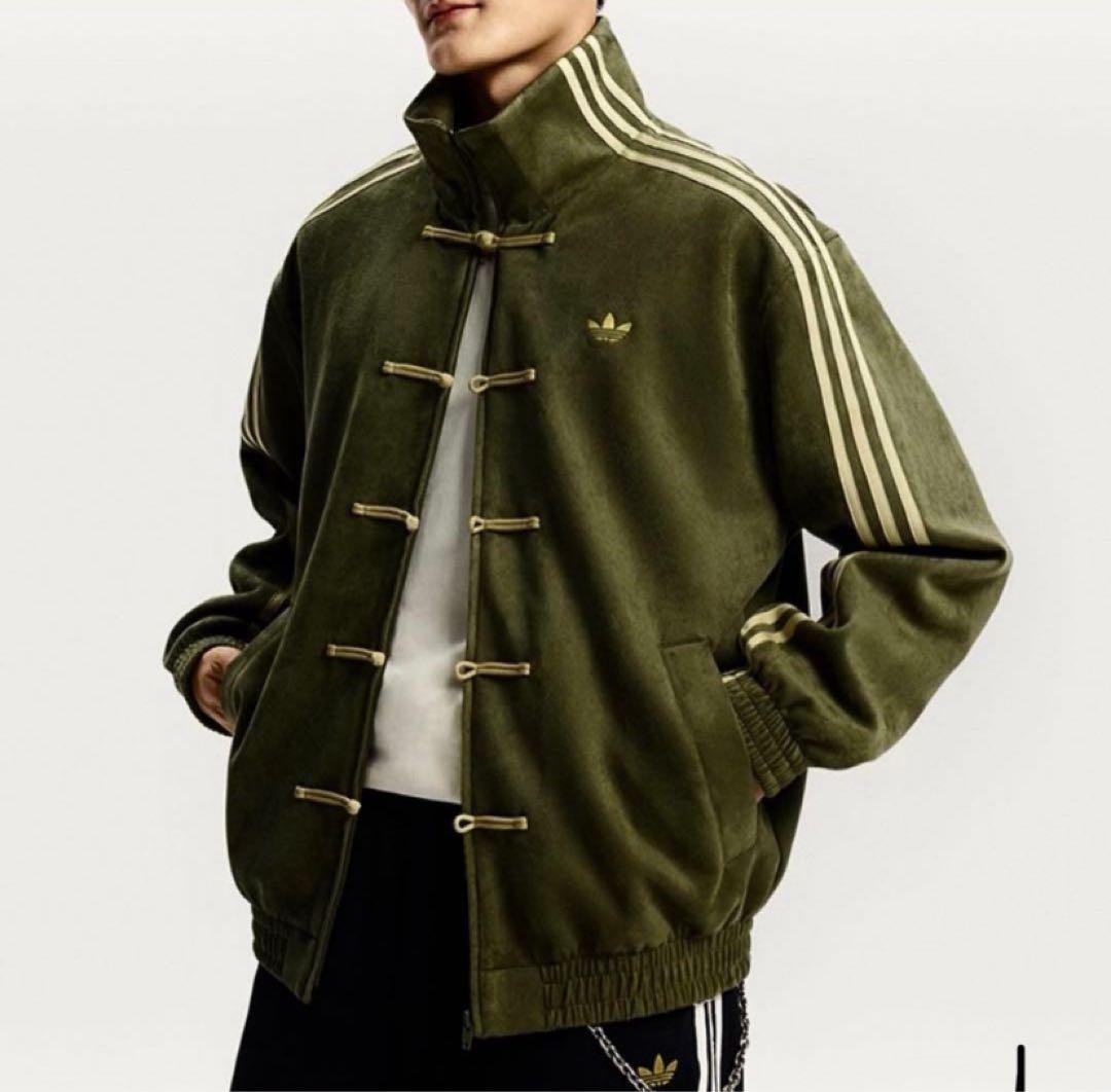adidasアディダス 中国限定 蛇年トラックジャケット 緑Sサイズ”