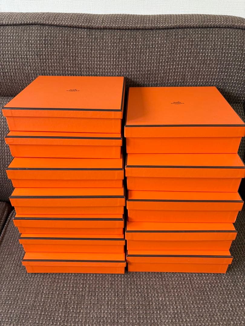 正規品　美品エルメス　空箱（正方形19.5x19.5)12個セット