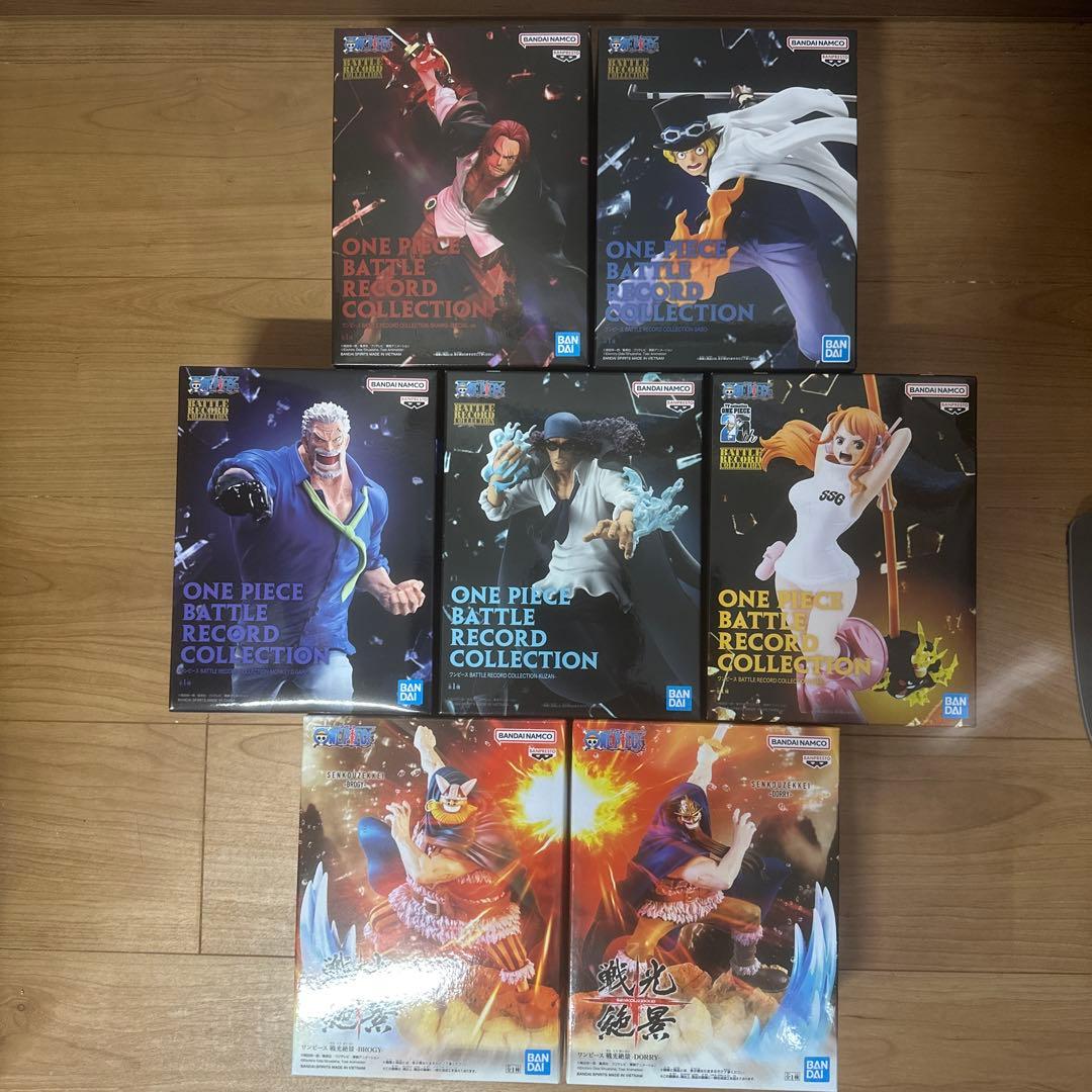 ワンピース　シャンクス　サボ　ガープ　クザン　ナミ　ドリー　ブロギー　フィギュア