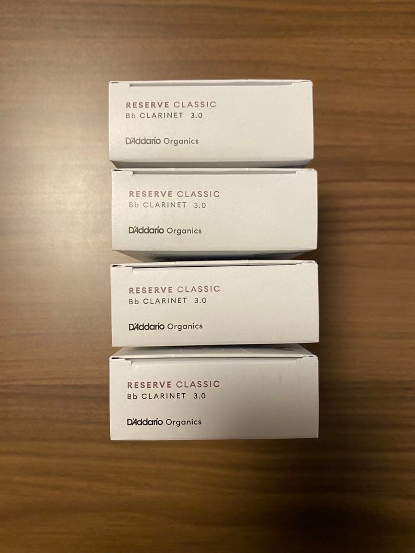 新品未使用4箱【ダダリオ レゼルヴクラシック 3.0 B♭クラリネット リード】