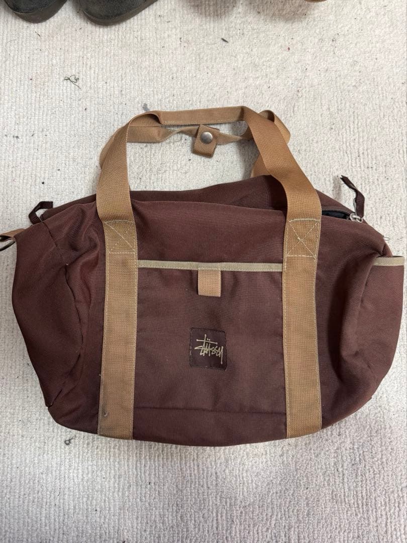 旅行かばん・小分けバッグ 90s 00s OLD STUSSY boston shoulder bag