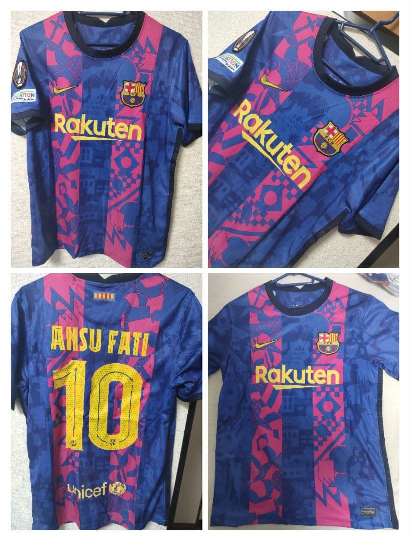 #10アンス・ファティ 21/22FCバルセロナ ホームユニフォーム