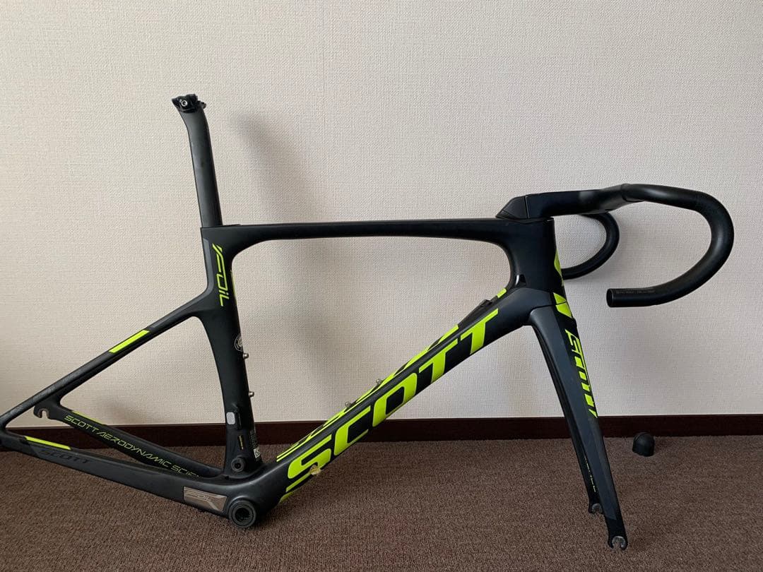 SCOTT Foil 10 フレームセット 一体型ハンドル付き Sサイズ