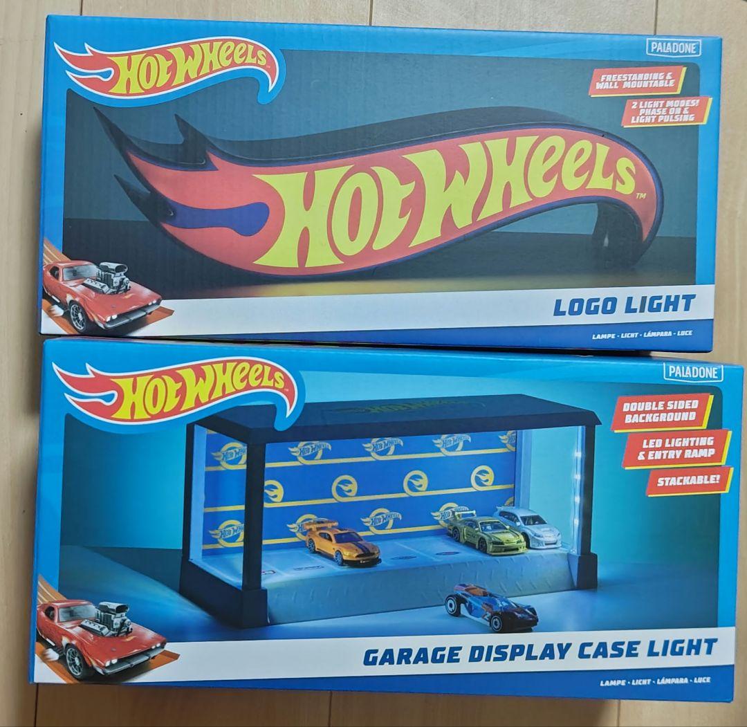 ホットウィール　ロゴライト　ガレージディスプレイケース　おまけ付き
