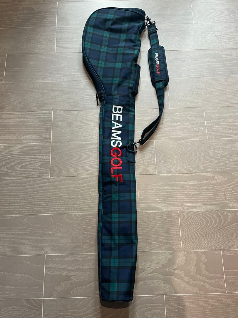 【美品】BEAMS GOLF クラブケース ブラックウォッチ柄
