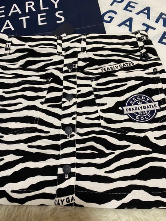 パーリーゲイツ 完売品C Puハイパワードビーストレッチ ゼブラサイズ00