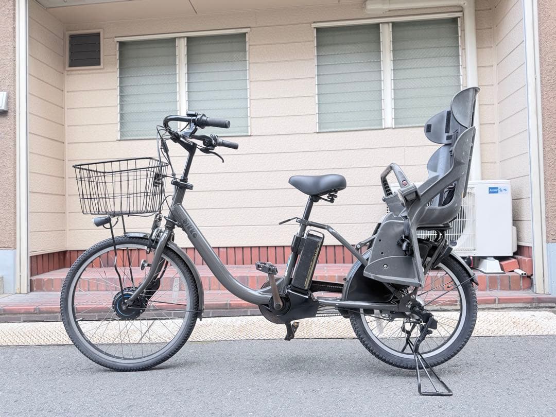 子供乗せ　ブリヂストン　Bikke 電動アシスト自転車 チャイルドシート付き