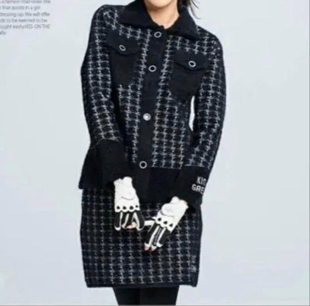 未使用新品♡キスオンザグリーンレディースゴルフウェアセットアップ♡冬用