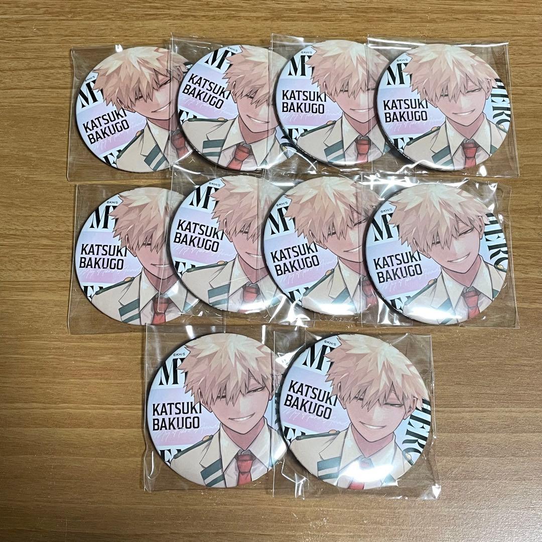 【10点】僕のヒーローアカデミア GIGA 全サ 缶バッジ 爆豪