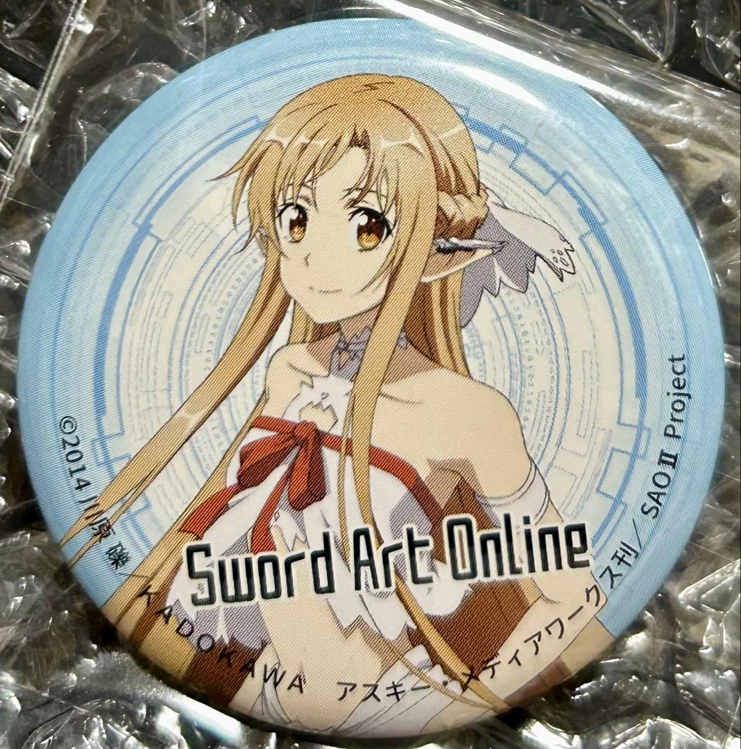 ソードアートオンライン　エキシビション THE SEED 缶バッジ　アスナ