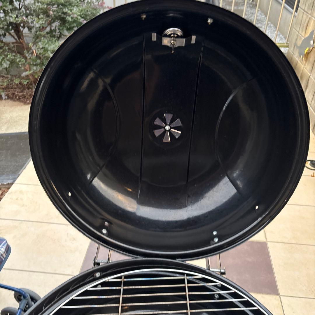 バーベキューコンロ　グリル　温度計付き