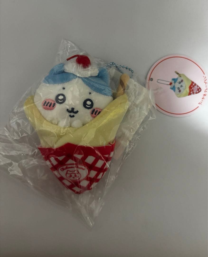 ちいかわ クレープくじ C賞 ハチワレ マスコット タグ付き