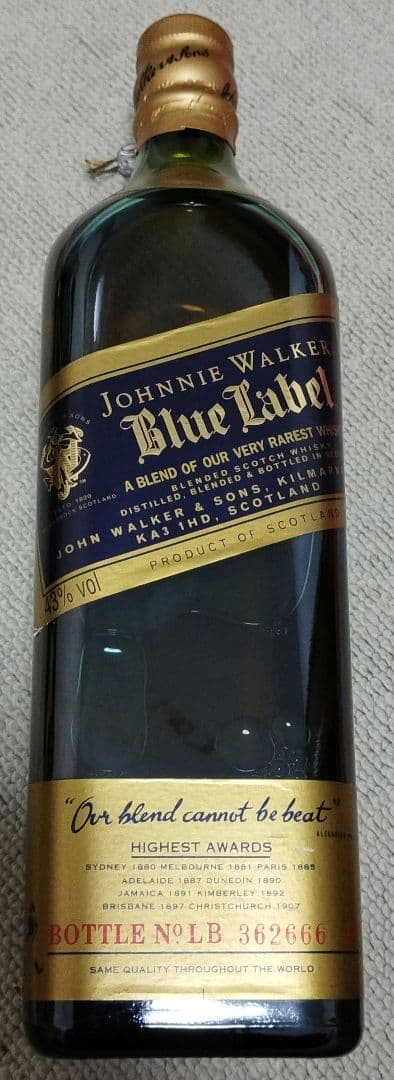 ジョニーウォーカー ブルーラベル 750ml 43% JohnnieWalker