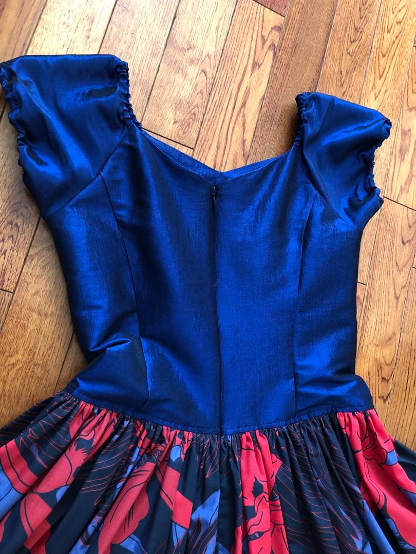 フラダンス用 花柄フレアドレス　お値下げしました