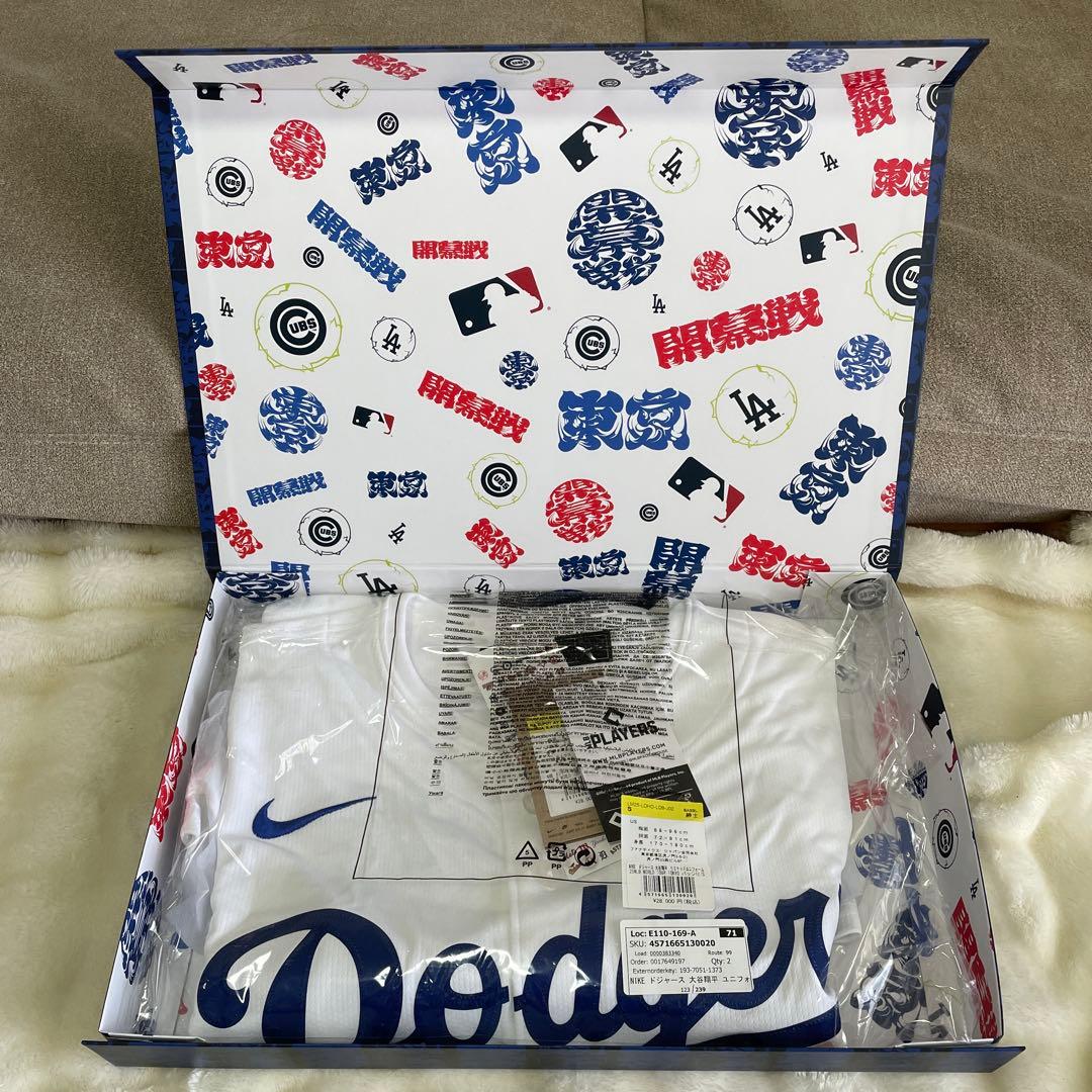 ドジャース 大谷翔平 ユニフォーム　東京シリーズ 2025 Sサイズ 限定箱付