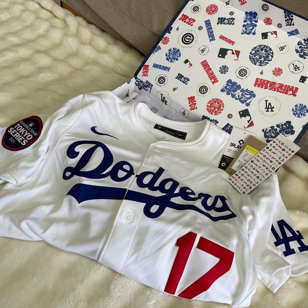 ドジャース 大谷翔平 ユニフォーム　東京シリーズ 2025 Sサイズ 限定箱付