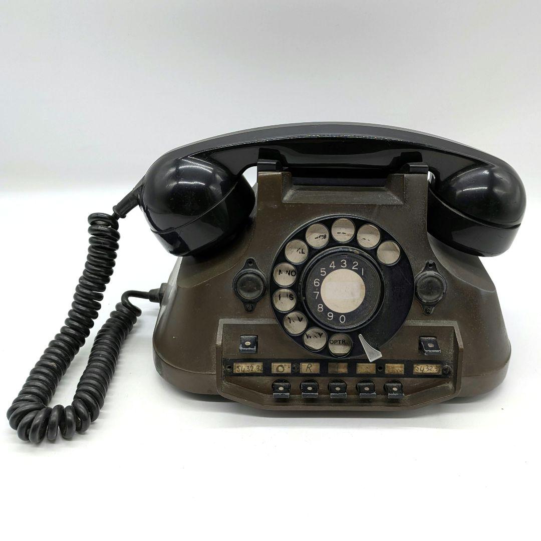 ヴィンテージ ダイヤル式電話機 レトロ 海外モデル 希少