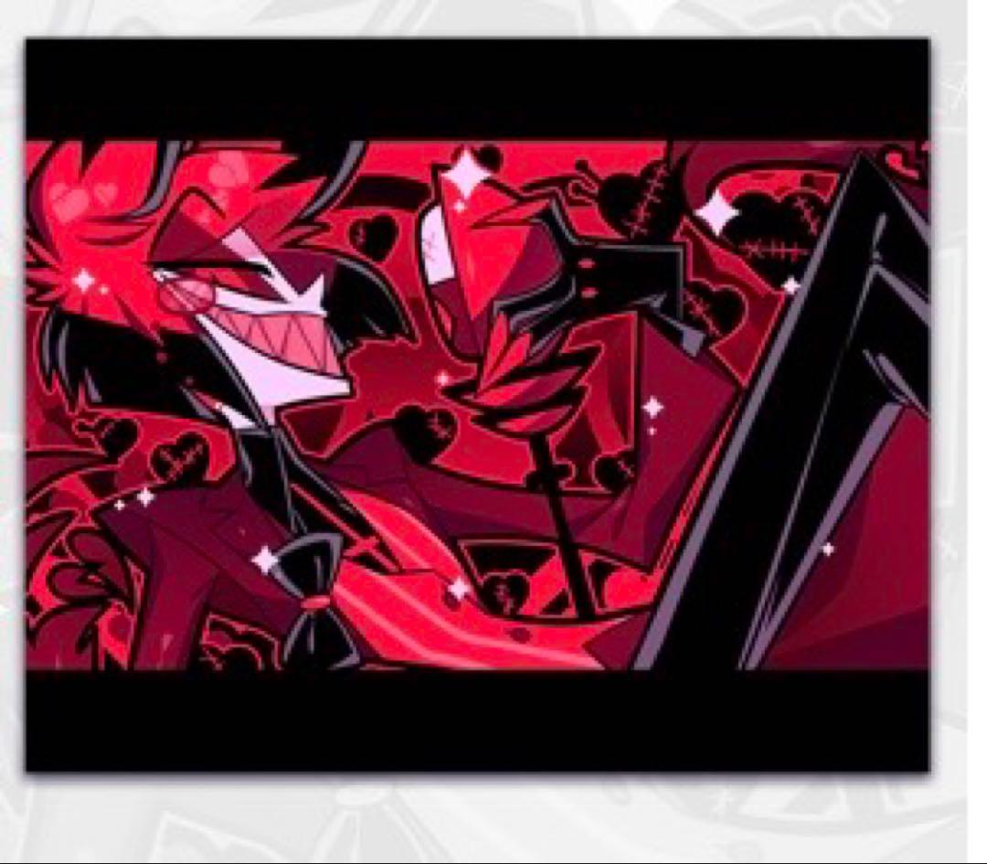 ハズビンホテル　Hazbin hotel アラスター　バレンタイン　ポスター