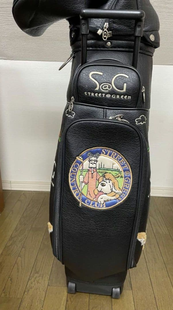 MU SPORTS ミエコ ウエサコ ゴルフ キャディバッグ キャスター付