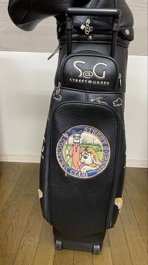 MU SPORTS ミエコ ウエサコ ゴルフ キャディバッグ キャスター付