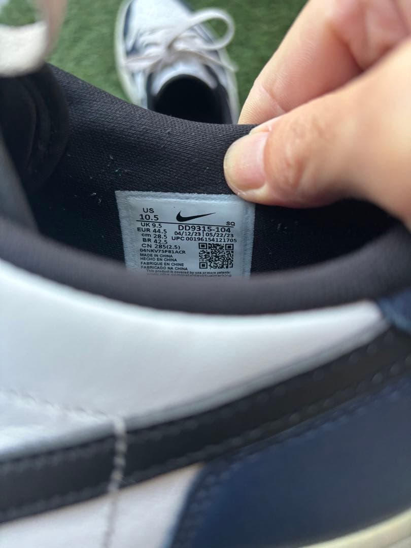 Nike エアジョーダン1ロー G 28.5cm ネイビー