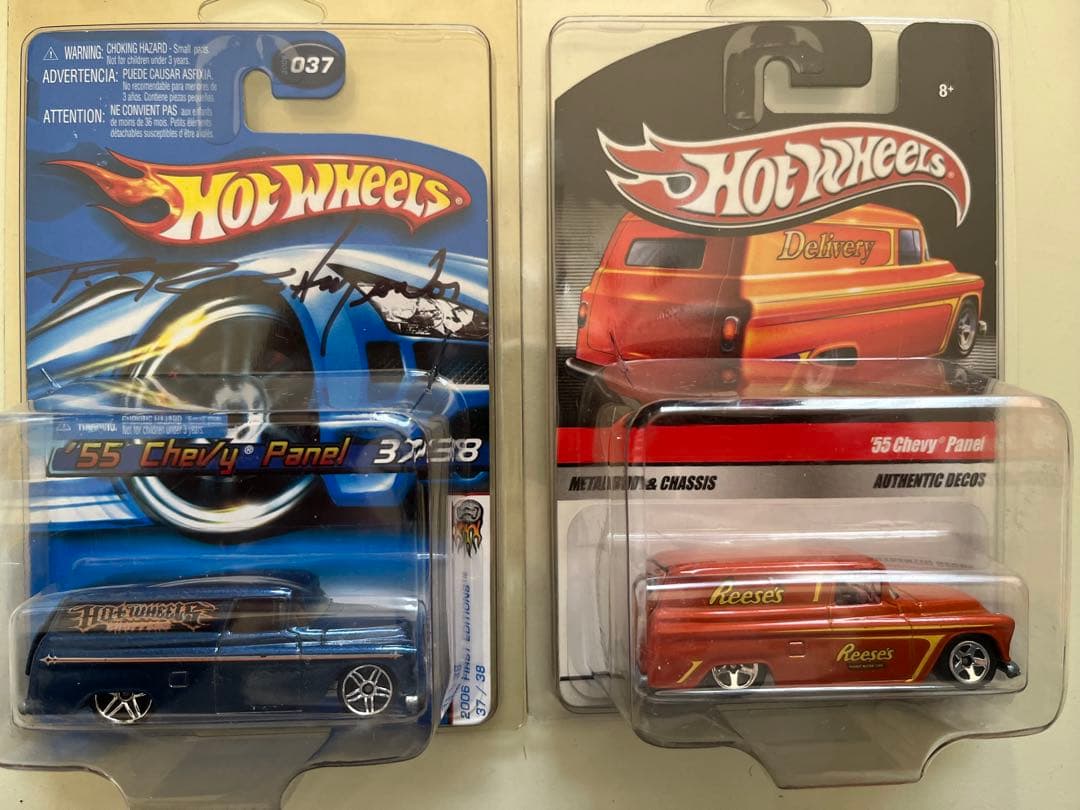 激レア！サイン入り Hot Wheels '55 Chevy Panel セット