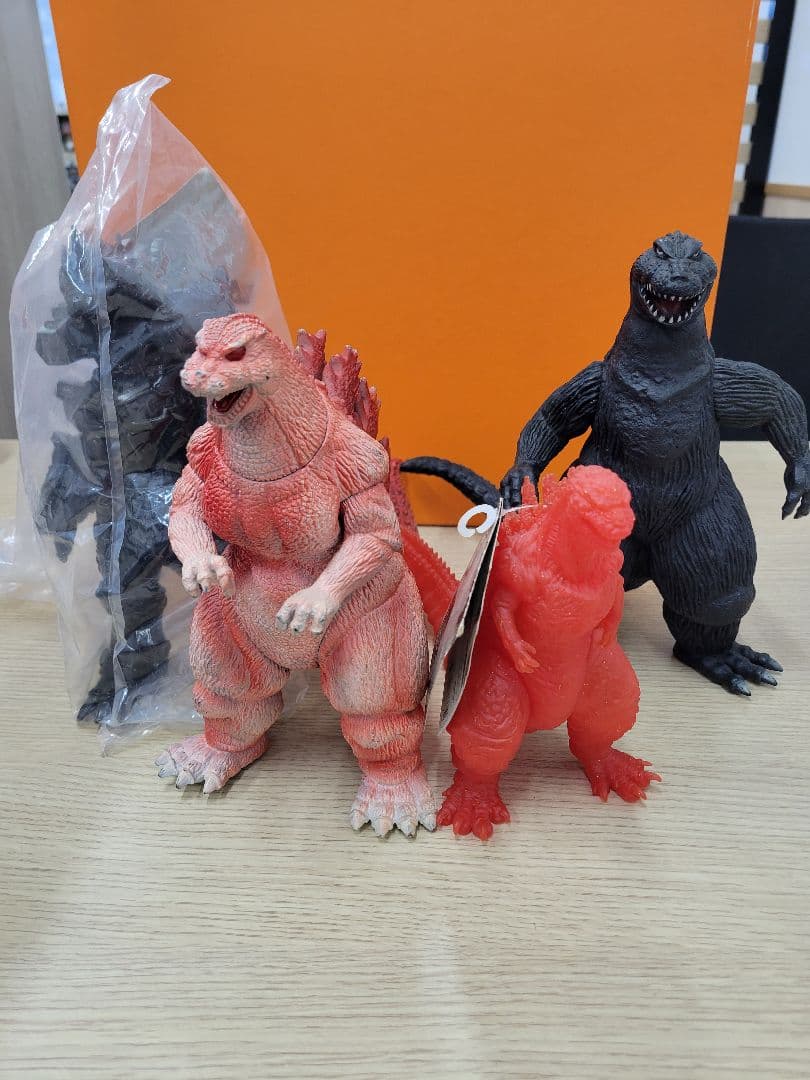 d*3様 ゴジラ フィギュア ソフビ 怪獣、