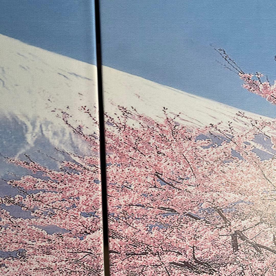 キャンバス プリントアート 富士と桜  インテリア 絵画